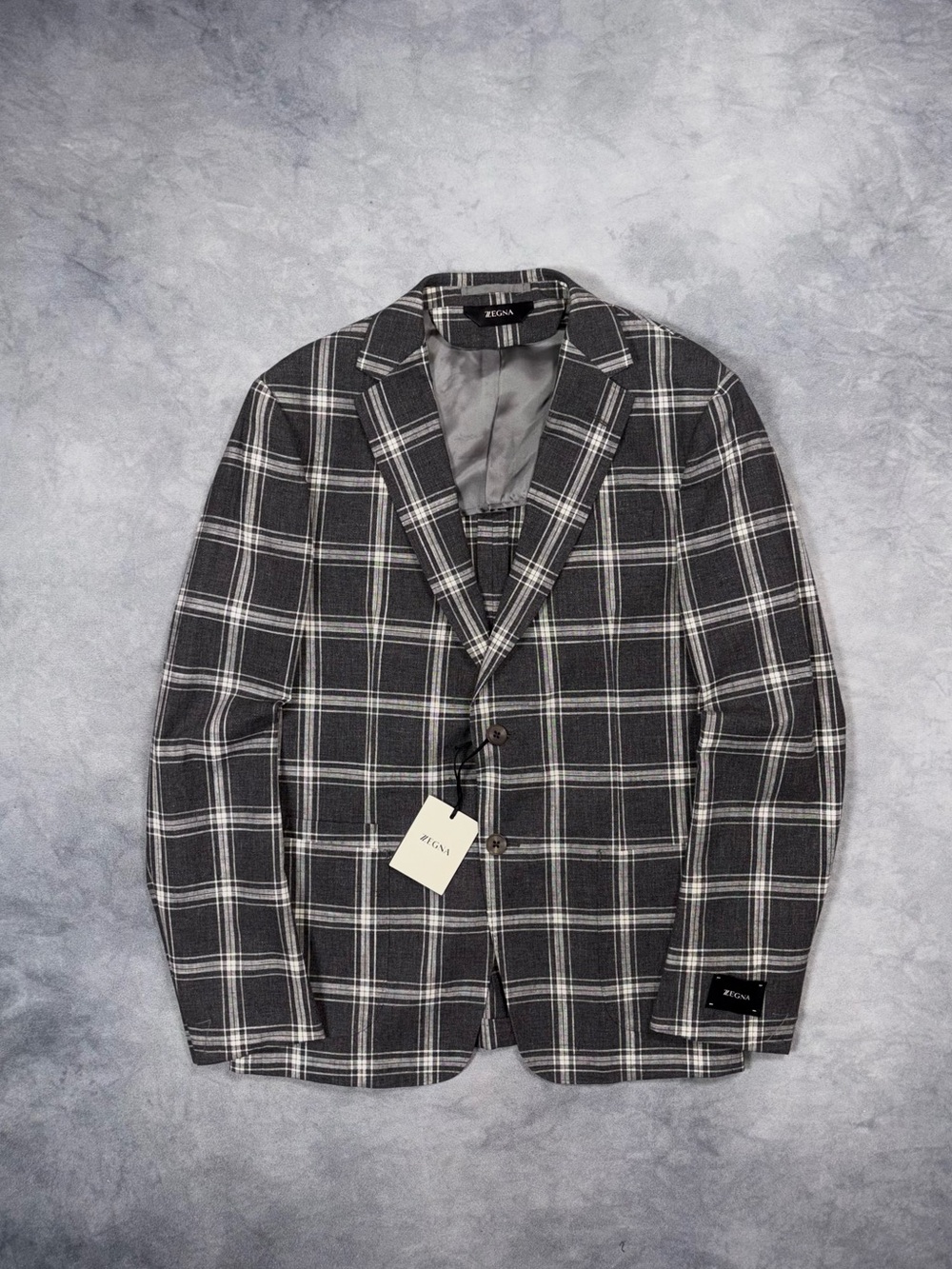Ermenegildo Zegna ZZegna Plaid Check Wool Blend Italian Blazer Jacket RRP2000$